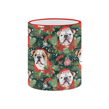 Load image into Gallery viewer, English Bulldog Santa's Helper Christmas Mug-5