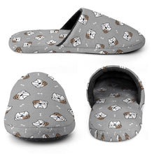 Load image into Gallery viewer, English Bulldog Slippers for Women - Adorable Bulldog Charm - Flannel-Accessories,Dog Mom Gifts,English Bulldog,Slippers-20