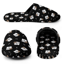 Load image into Gallery viewer, English Bulldog Slippers for Women - Adorable Bulldog Charm - Flannel-Accessories,Dog Mom Gifts,English Bulldog,Slippers-9