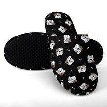 Load image into Gallery viewer, English Bulldog Slippers for Women - Adorable Bulldog Charm - Flannel-Accessories,Dog Mom Gifts,English Bulldog,Slippers-10