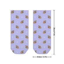 Load image into Gallery viewer, English Bulldog Socks - Ankle Length - Happy Happy English Bulldog Love-Accessories-Accessories,Dog Dad Gifts,English Bulldog,Socks-19