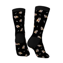 Load image into Gallery viewer, English Bulldog Socks - Happy Happy English Bulldog Love-Accessories-Accessories,Dog Dad Gifts,English Bulldog,Socks-6
