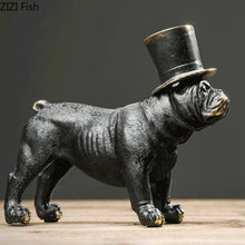 Load image into Gallery viewer, English Bulldog Statue - Dapper Hat Charmer-5