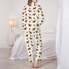 Load image into Gallery viewer, English Cocker Spaniel Pajamas for Women - XL Available - I Love Chocolate / Liver Cocker Spaniels-Pajamas-Apparel,Cocker Spaniel,Dog Mom Gifts,Pajamas-5