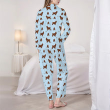 Load image into Gallery viewer, English Cocker Spaniel Pajamas for Women - XL Available - I Love Chocolate / Liver Cocker Spaniels-Pajamas-Apparel,Cocker Spaniel,Dog Mom Gifts,Pajamas-6