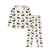 Load image into Gallery viewer, English Cocker Spaniel Pajamas for Women - XL Available - Yes I Love Black and Tan Cocker Spaniels-Pajamas-Apparel,Cocker Spaniel,Dog Mom Gifts,Pajamas-11