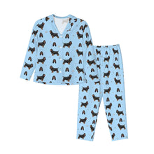 Load image into Gallery viewer, English Cocker Spaniel Pajamas for Women - XL Available - Yes I Love Black and Tan Cocker Spaniels-Pajamas-Apparel,Cocker Spaniel,Dog Mom Gifts,Pajamas-9
