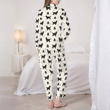 Load image into Gallery viewer, English Cocker Spaniel Pajamas for Women - XL Available - Yes I Love Black Cocker Spaniels-Pajamas-Apparel,Cocker Spaniel,Dog Mom Gifts,Pajamas-4