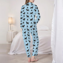 Load image into Gallery viewer, English Cocker Spaniel Pajamas for Women - XL Available - Yes I Love Black Cocker Spaniels-Pajamas-Apparel,Cocker Spaniel,Dog Mom Gifts,Pajamas-6