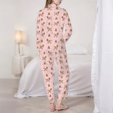 Load image into Gallery viewer, English Cocker Spaniel Pajamas for Women - XL Available - Yes I Love Orange Roan Cocker Spaniels-Pajamas-Apparel,Cocker Spaniel,Dog Mom Gifts,Pajamas-6