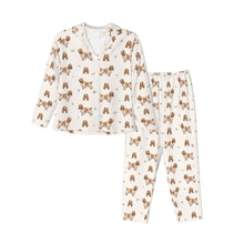 Load image into Gallery viewer, English Cocker Spaniel Pajamas for Women - XL Available - Yes I Love Orange Roan Cocker Spaniels-Pajamas-Apparel,Cocker Spaniel,Dog Mom Gifts,Pajamas-9
