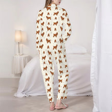 Load image into Gallery viewer, English Cocker Spaniel Pajamas for Women - XL Available - Yes I Love Red Cocker Spaniels-Pajamas-Apparel,Cocker Spaniel,Dog Mom Gifts,Pajamas-5