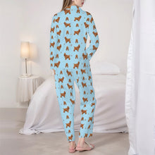 Load image into Gallery viewer, English Cocker Spaniel Pajamas for Women - XL Available - Yes I Love Red Cocker Spaniels-Pajamas-Apparel,Cocker Spaniel,Dog Mom Gifts,Pajamas-6