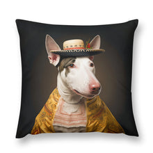 Load image into Gallery viewer, English Elegance Bull Terrier Plush Pillow Case-Bull Terrier, Dog Dad Gifts, Dog Mom Gifts, Home Decor, Pillows-4