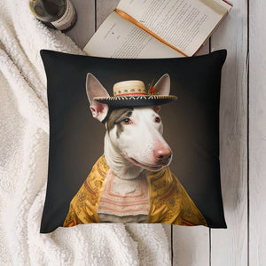 English Elegance Bull Terrier Plush Pillow Case-Bull Terrier, Dog Dad Gifts, Dog Mom Gifts, Home Decor, Pillows-7