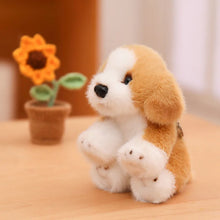 Load image into Gallery viewer, English Springer Spaniel Keychain - Fluffy Sitting Springer Spaniel Plush Toy Design-light brown Maltipoo-12-14cm-1