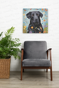Essence of Loyalty Black Labrador Wall Art Poster-Art-Black Labrador, Dog Art, Home Decor, Labrador, Poster-7