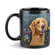 Load image into Gallery viewer, Euphoria in Bloom Golden Retriever Coffee Mug-2