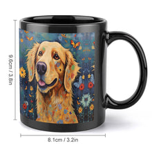 Load image into Gallery viewer, Euphoria in Bloom Golden Retriever Coffee Mug-4