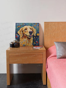 Euphoria in Bloom Golden Retriever Framed Wall Art Poster-Art-Dog Art, Golden Retriever, Home Decor, Poster-3