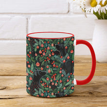 Load image into Gallery viewer, Evergreen Embrace Black Lab Christmas Coffee Mug-2