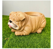 Load image into Gallery viewer, Everyday Sweetness English Bulldog Small Flower Pot Planter Vase-Home Decor-Dog Dad Gifts, Dog Mom Gifts, English Bulldog, Home Decor, Statue-Bulldog-2