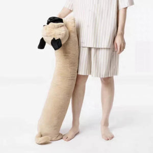 Extra Long Fawn Pug Giant Stuffed Plush Pillow-Pillows, Pug, Stuffed Animal-Pug Pillow-120cm-3