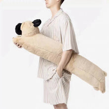 Load image into Gallery viewer, Extra Long Fawn Pug Giant Stuffed Plush Pillow-Pillows, Pug, Stuffed Animal-Pug Pillow-120cm-1