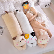 Load image into Gallery viewer, Extra Long Pit Bull Stuffed Animal Plush Toy Pillows-Brown dog bl-about 85cm-2