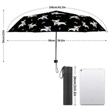 Load image into Gallery viewer, Eye Patch White Bull Terrier Love Umbrella-Daily Accessories-30