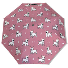 Load image into Gallery viewer, Eye Patch White Bull Terrier Love Umbrella-Daily Accessories-1