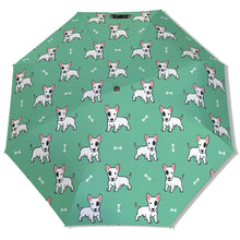Load image into Gallery viewer, Eye Patch White Bull Terrier Love Umbrella-Daily Accessories-16