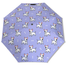 Load image into Gallery viewer, Eye Patch White Bull Terrier Love Umbrella-Daily Accessories-6