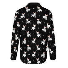 Load image into Gallery viewer, Eye Patch White Bull Terrier Love Women's Shirt-Apparel-Apparel,Bull Terrier,Dog Mom Gifts,Shirt-27