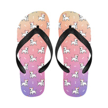 Load image into Gallery viewer, Eye Patch White Bull Terrier Unisex Slippers - 9 Colors-Footwear-Accessories,Bull Terrier,Dog Dad Gifts,Dog Mom Gifts,Slippers-4