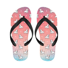 Load image into Gallery viewer, Eye Patch White Bull Terrier Unisex Slippers - 9 Colors-Footwear-Accessories,Bull Terrier,Dog Dad Gifts,Dog Mom Gifts,Slippers-5