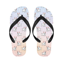 Load image into Gallery viewer, Eye Patch White Bull Terrier Unisex Slippers - 9 Colors-Footwear-Accessories,Bull Terrier,Dog Dad Gifts,Dog Mom Gifts,Slippers-7
