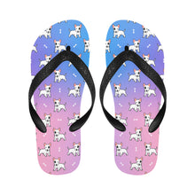 Load image into Gallery viewer, Eye Patch White Bull Terrier Unisex Slippers - 9 Colors-Footwear-Accessories,Bull Terrier,Dog Dad Gifts,Dog Mom Gifts,Slippers-3