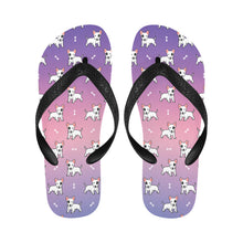 Load image into Gallery viewer, Eye Patch White Bull Terrier Unisex Slippers - 9 Colors-Footwear-Accessories,Bull Terrier,Dog Dad Gifts,Dog Mom Gifts,Slippers-1