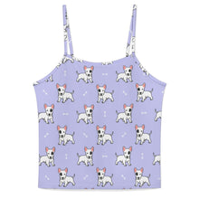 Load image into Gallery viewer, Eye Patch White Bull Terrier Women's Cami and Shorts Pajama Set-Apparel-Apparel,Bull Terrier,Dog Mom Gifts,Pajamas-Light Lavender Purple-XS-13