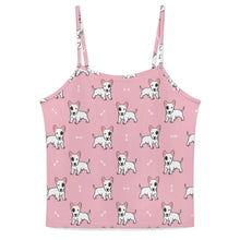 Load image into Gallery viewer, Eye Patch White Bull Terrier Women's Cami and Shorts Pajama Set-Apparel-Apparel,Bull Terrier,Dog Mom Gifts,Pajamas-Light Pink-XS-9