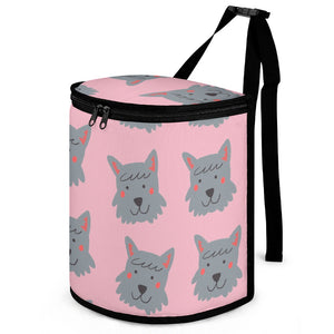 Cutest Scottie Dog Love Multipurpose Car Storage Bag - 4 Colors-Car Accessories-Bags, Car Accessories, Scottish Terrier-Pink-9