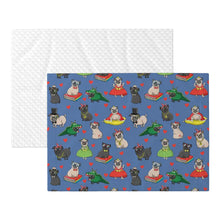 Load image into Gallery viewer, Fancy Dress Pugs Blanket for Dog-Pet Furniture-19