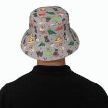 Load image into Gallery viewer, Fancy Dress Pugs Bucket Hat-Hats &amp; Caps-10
