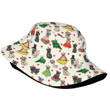 Load image into Gallery viewer, Fancy Dress Pugs Bucket Hat-Hats &amp; Caps-11