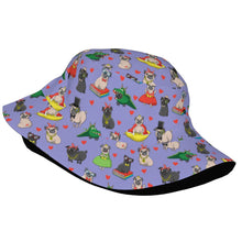 Load image into Gallery viewer, Fancy Dress Pugs Bucket Hat-Hats &amp; Caps-15
