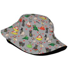 Load image into Gallery viewer, Fancy Dress Pugs Bucket Hat-Hats &amp; Caps-16