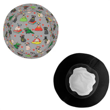 Load image into Gallery viewer, Fancy Dress Pugs Bucket Hat-Hats &amp; Caps-8