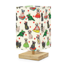 Load image into Gallery viewer, Fancy Dress Pugs Desktop Table Lamp-Desk Lamps-Dog Dad Gifts,Dog Mom Gifts,Home Decor,Lamp,Pug-US Plug-2