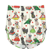 Load image into Gallery viewer, Fancy Dress Pugs Women's Cami and Shorts Pajama Set-Apparel-Apparel,Dog Mom Gifts,Pajamas,Pug-12